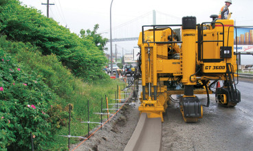 road curbing machine plant set up and equipmet supply - Lund, Sweden