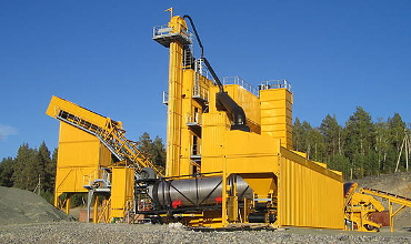 portable asphalt plant set up and equipment supply - Lund, Sweden