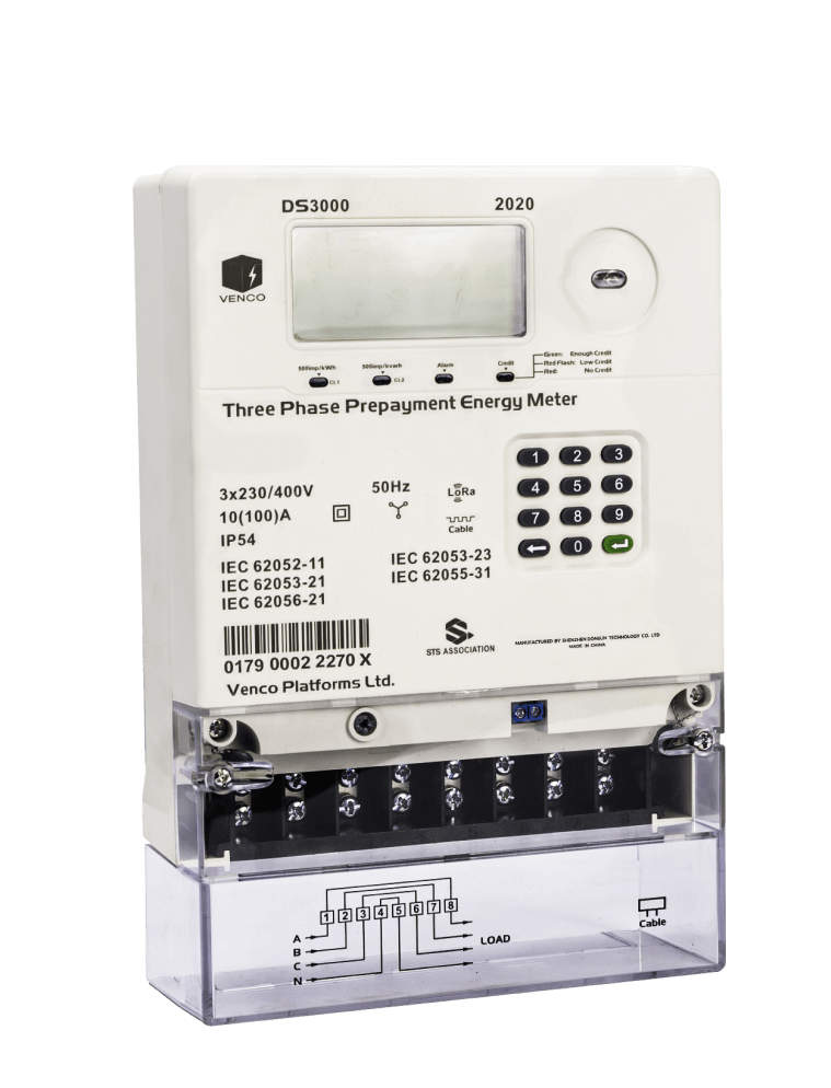 three phase prepaid meter price